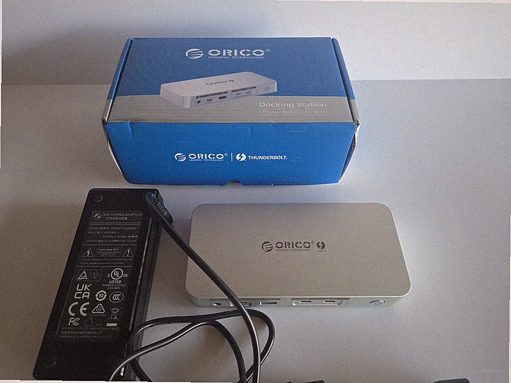 ORICO TB4 Thunderbolt 4 Dock USB C Docking Station 8K30Hz - HDMI USB RJ45 DP SD