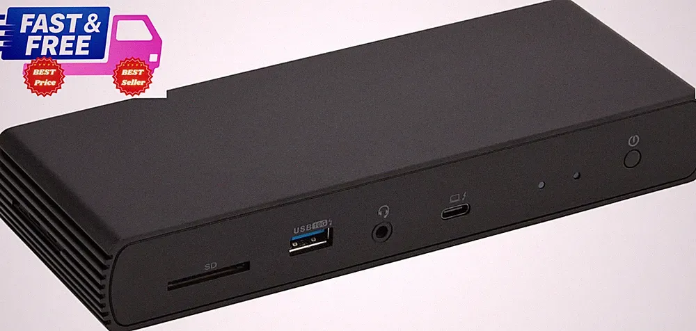 Thunderbolt 4/USB4 Pro Docking Station Dual Display HDMI 2.1 USB RJ45 Black